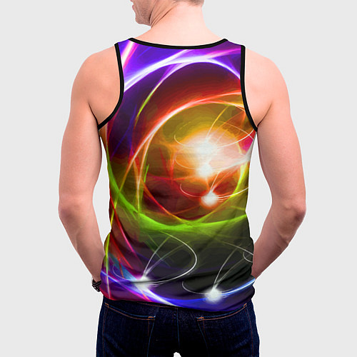 Мужская майка без рукавов Майлз Тейлз Прауэр - Sonic - Видеоигра / 3D-Черный – фото 4