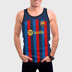 Майка-безрукавка мужская Фати Барселона форма 20222023, цвет: 3D-черный — фото 2