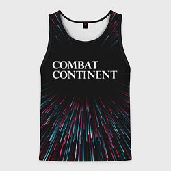 Майка-безрукавка мужская Combat Continent infinity, цвет: 3D-черный