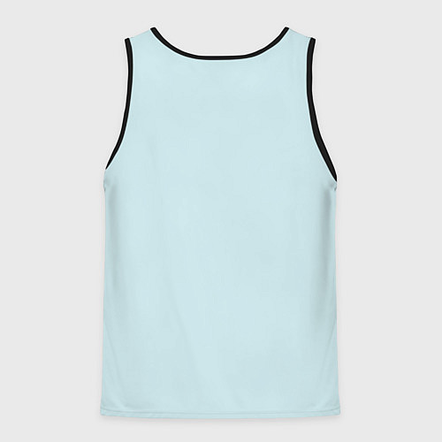 Мужская майка без рукавов Оранжевый - Радужные друзья / 3D-Черный – фото 2