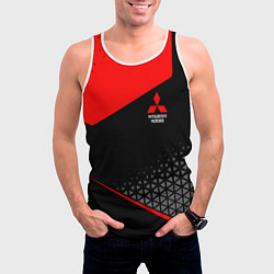 Майка-безрукавка мужская Mitsubishi - Sportwear, цвет: 3D-белый — фото 2