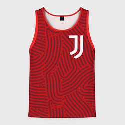 Майка-безрукавка мужская Juventus отпечатки, цвет: 3D-красный