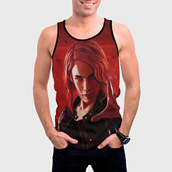 Майка-безрукавка мужская Джесси Фейден арт, цвет: 3D-черный — фото 2