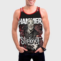 Майка-безрукавка мужская Slipknot Hammer, цвет: 3D-красный — фото 2