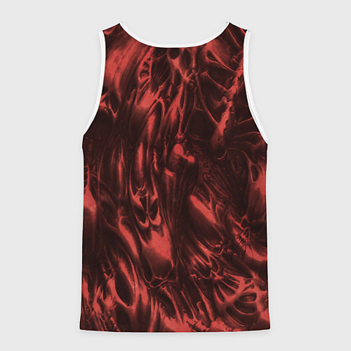 Мужская майка без рукавов DOS DOOM - Bull demon / 3D-Белый – фото 2