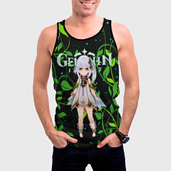 Майка-безрукавка мужская Нахида дендро архонт, цвет: 3D-черный — фото 2