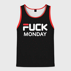 Мужская майка без рукавов Fuck monday - antibrand, fila