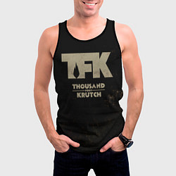 Майка-безрукавка мужская TFK - Thousand Foot Krutch, цвет: 3D-черный — фото 2