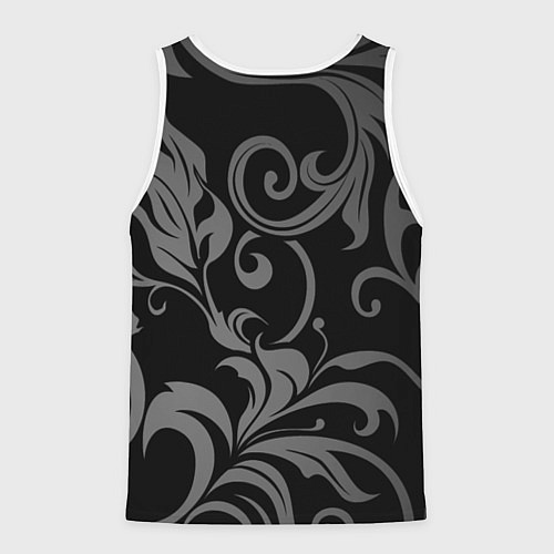 Мужская майка без рукавов Сова с золотыми глазами / 3D-Белый – фото 2