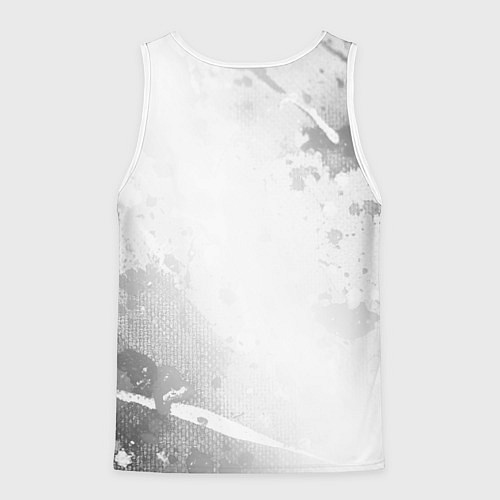 Мужская майка без рукавов Лучший барабанщик - 100% профи на светлом фоне / 3D-Белый – фото 2