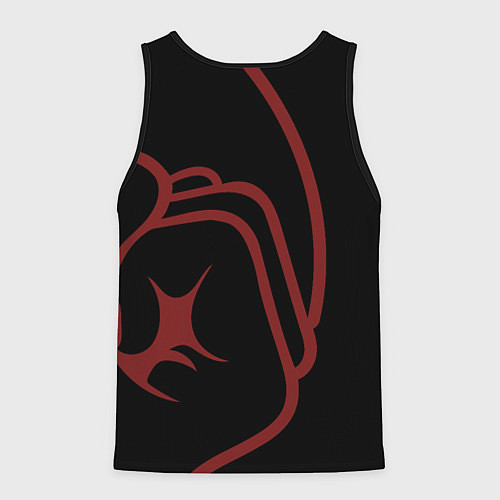 Мужская майка без рукавов Братский инь-янь / 3D-Черный – фото 2