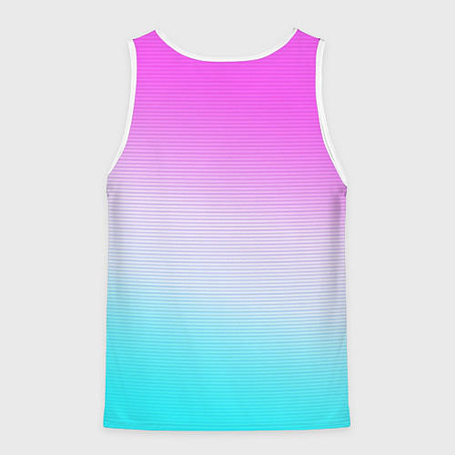 Мужская майка без рукавов Гачимучи Билли Херрингтон глитч / 3D-Белый – фото 2