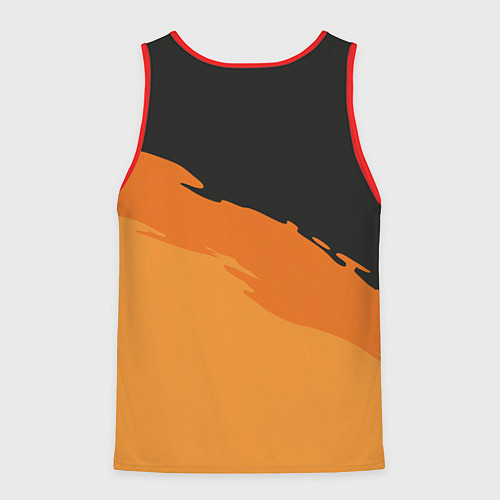 Мужская майка без рукавов Mom hero / 3D-Красный – фото 2