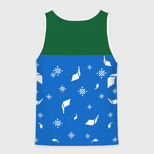 Мужская майка без рукавов Скрепка Microsoft / 3D-Белый – фото 2