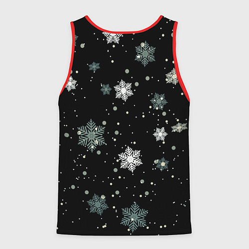 Мужская майка без рукавов Подмигивающий кролик / 3D-Красный – фото 2