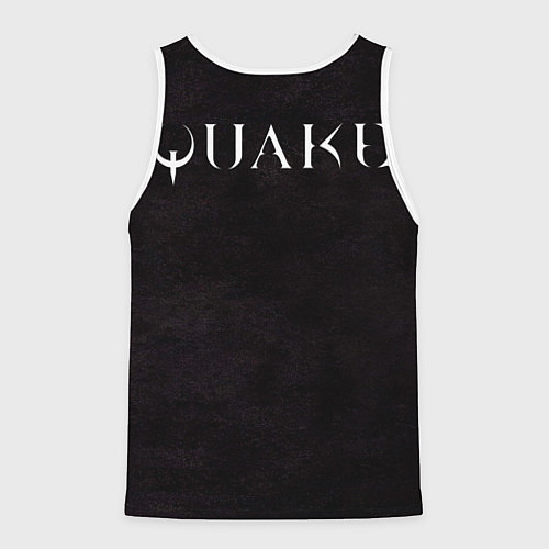 Мужская майка без рукавов Quake 1 / 3D-Белый – фото 2