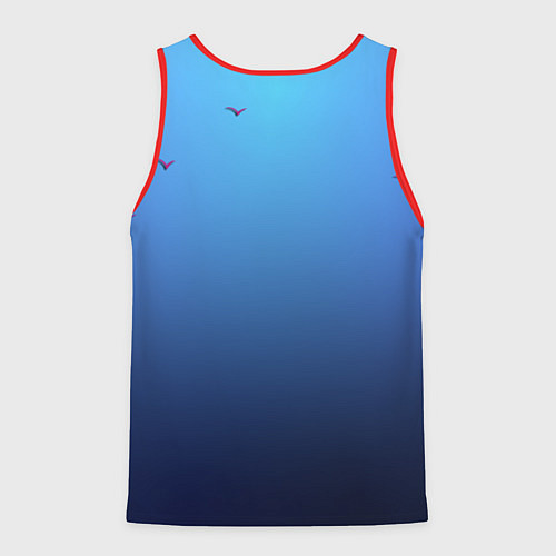 Мужская майка без рукавов Jamaica / 3D-Красный – фото 2