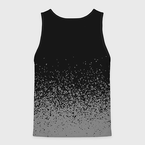 Мужская майка без рукавов 1984 - в красной рамке на темном / 3D-Черный – фото 2