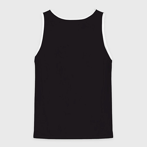 Мужская майка без рукавов Блинк смайл / 3D-Белый – фото 2