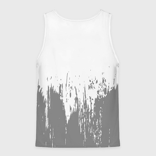 Мужская майка без рукавов Артур - в красной рамке на светлом / 3D-Белый – фото 2