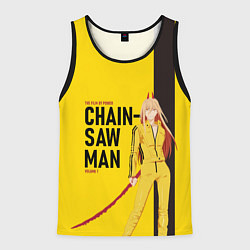 Мужская майка без рукавов Человек-бензопила - Пауэр