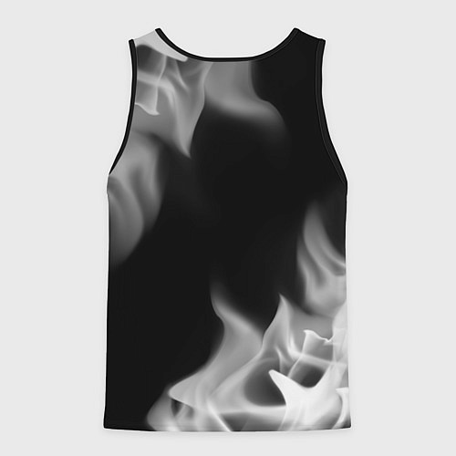 Мужская майка без рукавов Worlds okayest masseur - dark / 3D-Черный – фото 2