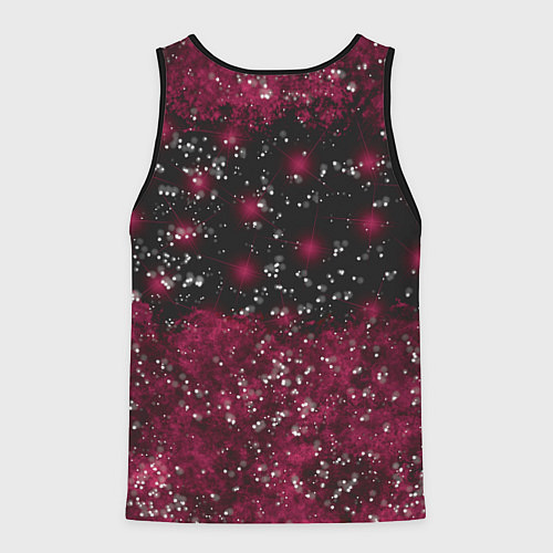 Мужская майка без рукавов Звёзды и лучи / 3D-Черный – фото 2