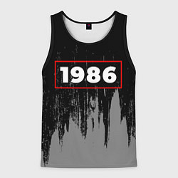 Мужская майка без рукавов 1986 - в красной рамке на темном