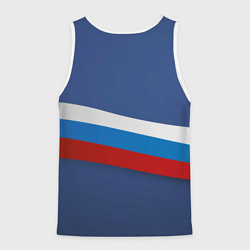 Мужская майка без рукавов Москва Кремль / 3D-Белый – фото 2