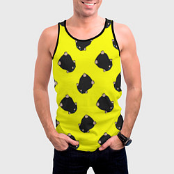 Майка-безрукавка мужская Кротовуха, цвет: 3D-черный — фото 2