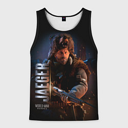 Майка-безрукавка мужская World War Heroes Jaeger, цвет: 3D-черный