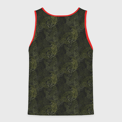 Мужская майка без рукавов Георгий камуфляж / 3D-Красный – фото 2