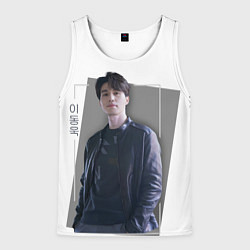 Майка-безрукавка мужская Актёр Ли Дон Ук, цвет: 3D-белый