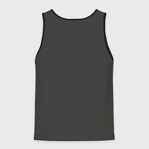 Мужская майка без рукавов Делу время / 3D-Черный – фото 2