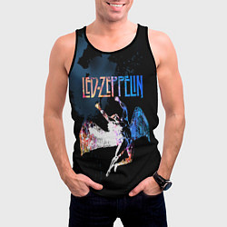 Майка-безрукавка мужская Led Zeppelin black, цвет: 3D-черный — фото 2