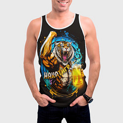 Майка-безрукавка мужская Накатигр за пятницу, цвет: 3D-белый — фото 2