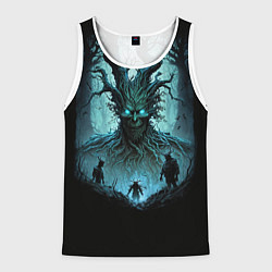 Майка-безрукавка мужская Огромный энт, цвет: 3D-белый