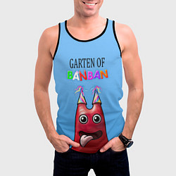 Майка-безрукавка мужская Банбан, цвет: 3D-черный — фото 2