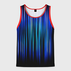 Мужская майка без рукавов Neon line stripes