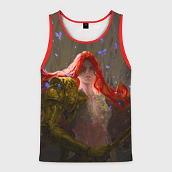 Майка-безрукавка мужская Маления из Elden Ring, цвет: 3D-красный