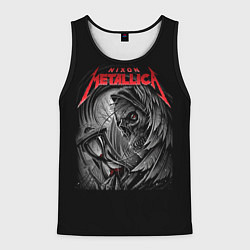 Майка-безрукавка мужская Metallica - смерть, цвет: 3D-черный