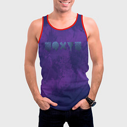 Майка-безрукавка мужская Равнодушный, цвет: 3D-красный — фото 2