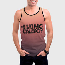 Майка-безрукавка мужская Eskimo Callboy electric, цвет: 3D-черный — фото 2