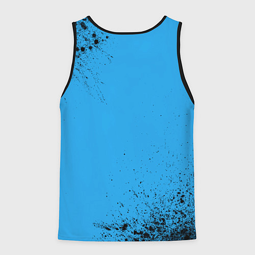 Мужская майка без рукавов Тёма космонавт футболист / 3D-Черный – фото 2