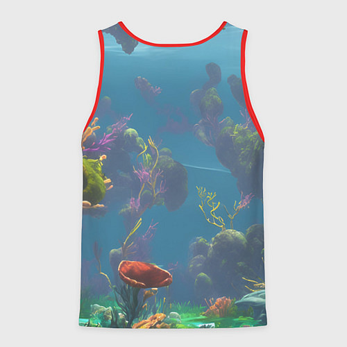 Мужская майка без рукавов Subnautica game / 3D-Красный – фото 2