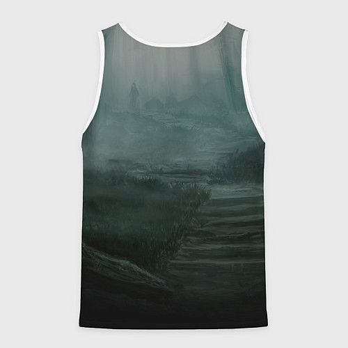 Мужская майка без рукавов Граф Хомякула / 3D-Белый – фото 2