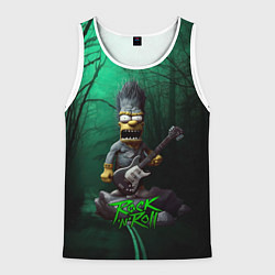 Мужская майка без рукавов Simpsons hard rock