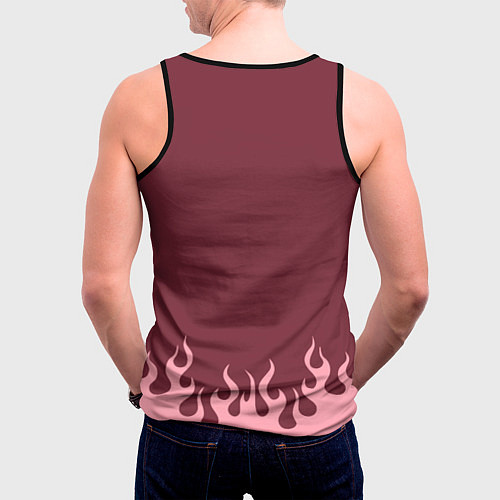 Мужская майка без рукавов Красотка Модеус / 3D-Черный – фото 4