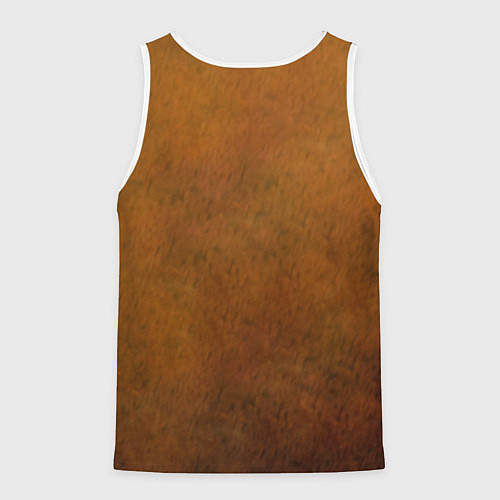 Мужская майка без рукавов Farming Simulator - Зеленый трактор / 3D-Белый – фото 2