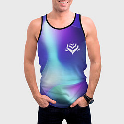 Майка-безрукавка мужская Warframe northern cold, цвет: 3D-черный — фото 2